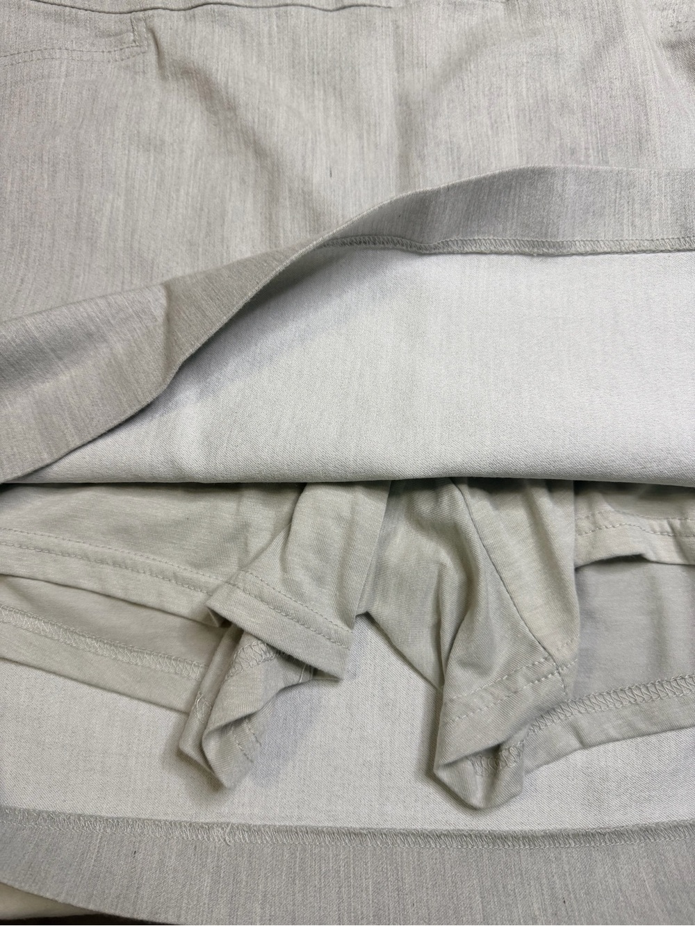 Women’s Croft&Barrow The Effortless Stretch Gray Skort Front Pockets Size 18 - Picture 6 of 7